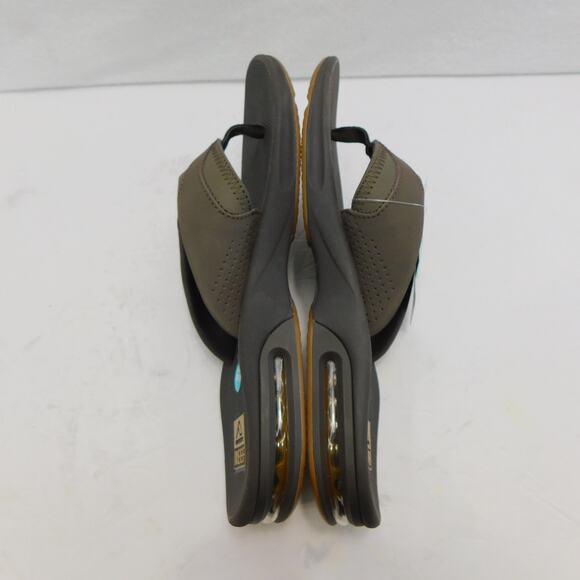 Reef Brown Fanning Men Flip Flops Size 10 with Bottle Opener New - Picture 11 of 12